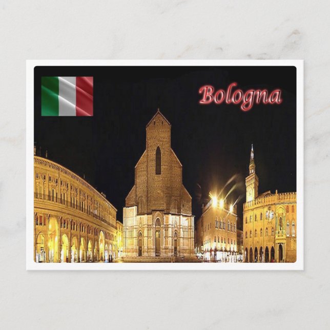 Postal Italia - Emilia Romagna - Bolonia - (Anverso)