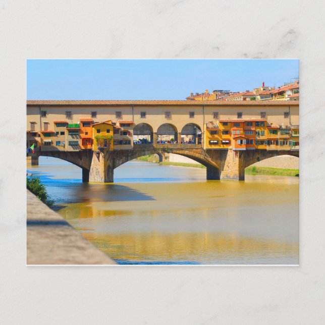 Postal Italia, Florencia, Ponte Vecchio (Anverso)