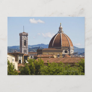 Postal Italia, Florencia, Vista de la Catedral de Florenc