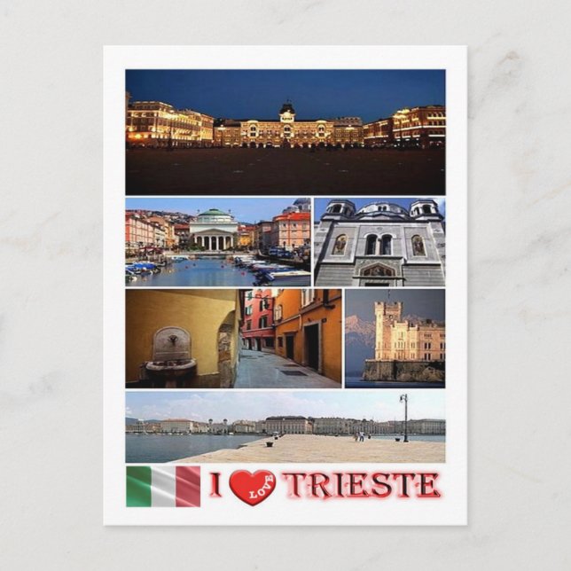 Postal Italia - Friuli Venecia Giulia - Trieste - Mosaico (Anverso)