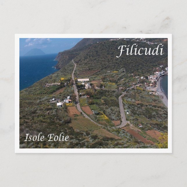 Postal Italia - Islas Eolias - Filicudi - (Anverso)