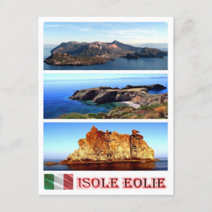 Postal Italia - Islas Eolias - Mosaico -