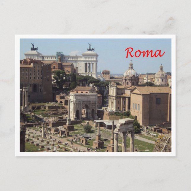 Postal Italia - Lacio - Roma - Foro Romano - (Anverso)