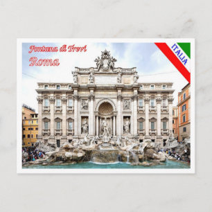 Postal Italia - Lacio - Roma - Fuente de Trevi -