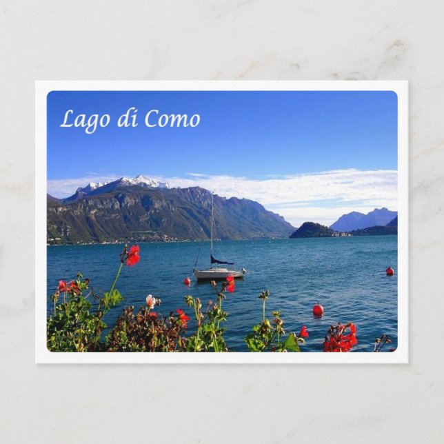 Postal Italia - Lago Como - (Anverso)