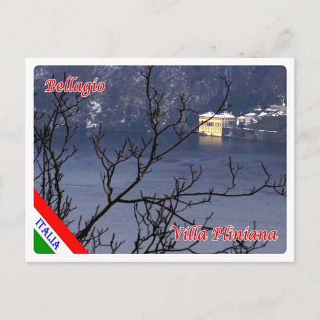 Postal Italia - Lago Como - Bellagio - (Anverso)