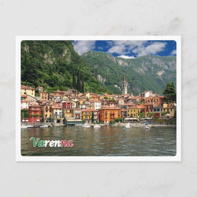 Postal Italia - Lago Como - Varenna - (Anverso)