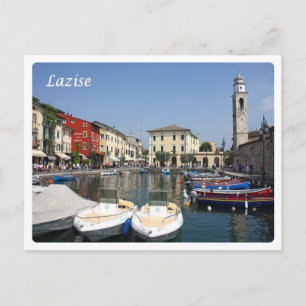 Postal Italia - Lago de Garda - Lazise - Puerto -