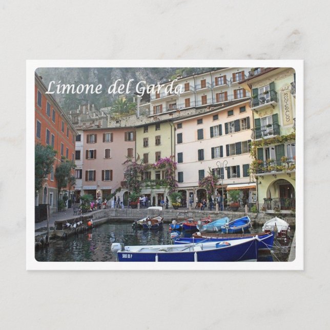 Postal Italia - Lago de Garda - Limone del Garda - (Anverso)