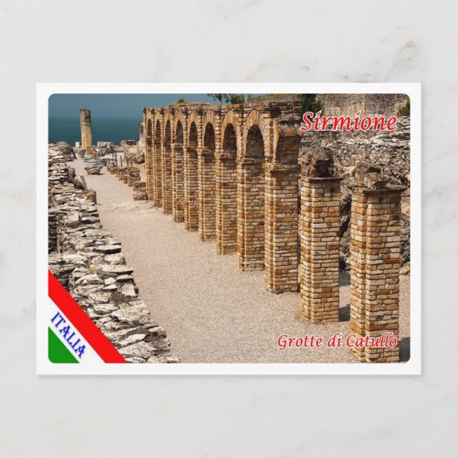 Postal Italia - Lago Garda - Sirmione - (Anverso)