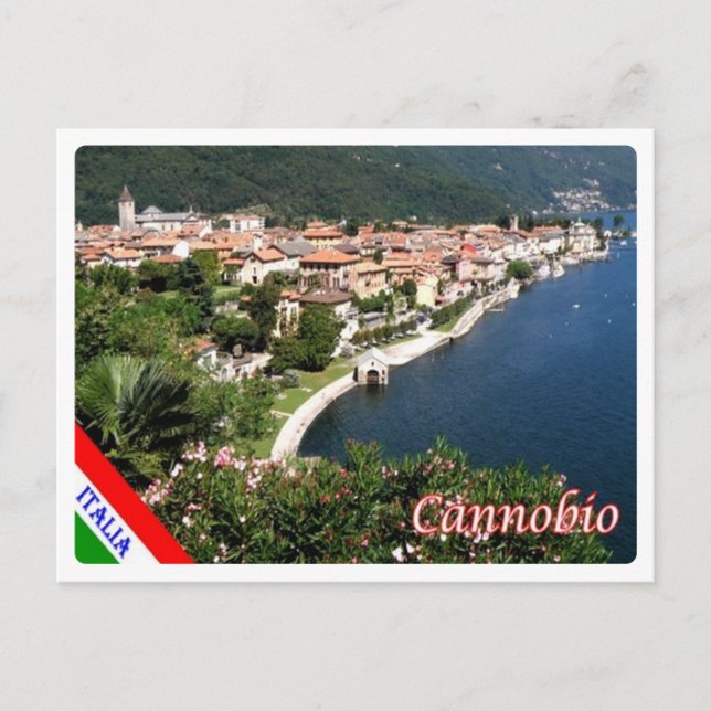 Postal Italia - Lago Maggiore - Cannobio (Anverso)