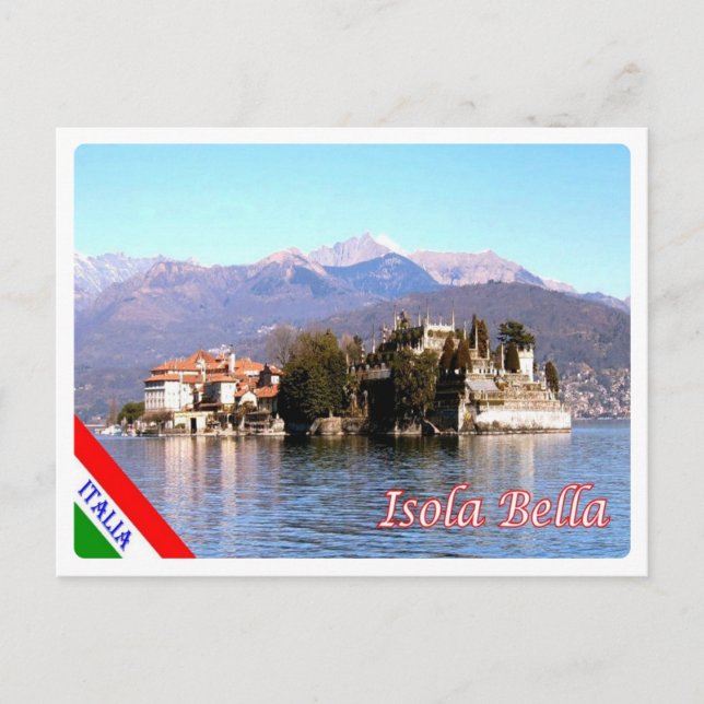 Postal Italia - Lago Mayor - Isola Bella - (Anverso)