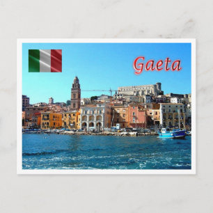 Postal Italia - Lazio - Gaeta Medioevale - Vistas al mar