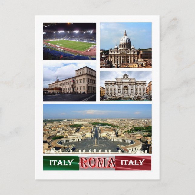 Postal Italia - Lazio - Roma - (Anverso)