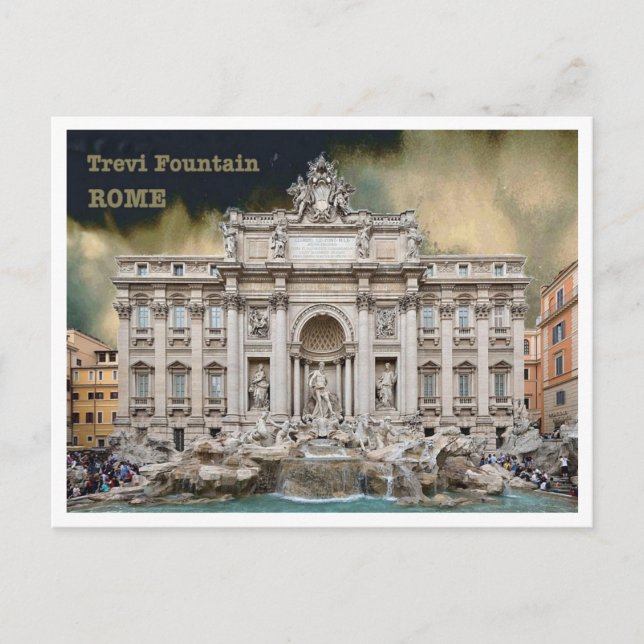 Postal Italia - Lazio - Roma - Fontana di Trevi - (Anverso)