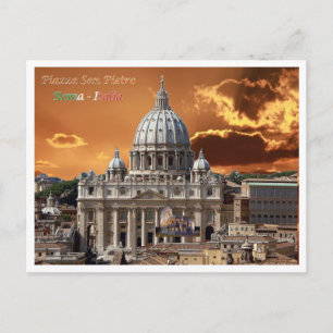 Postal Italia - Lazio - Roma - San Pedro - Basílica -
