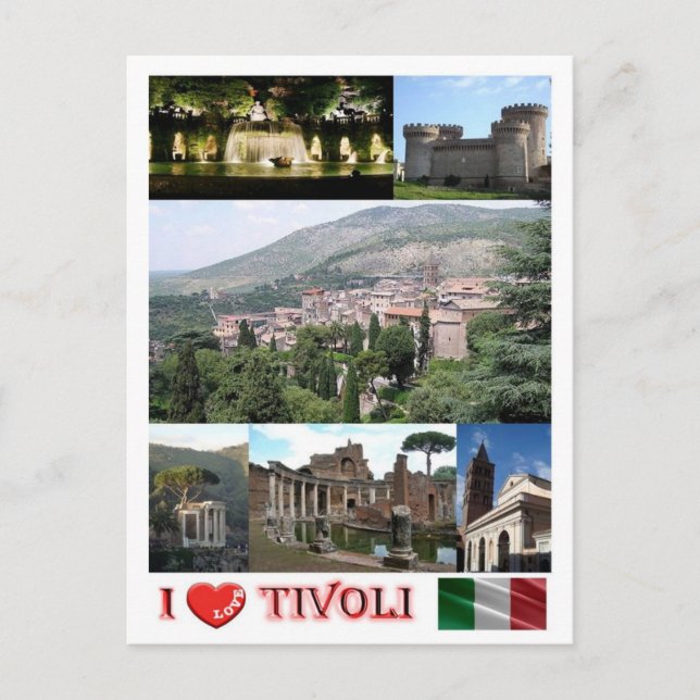 Postal Italia - Lazio - Tivoli - I Love - (Anverso)