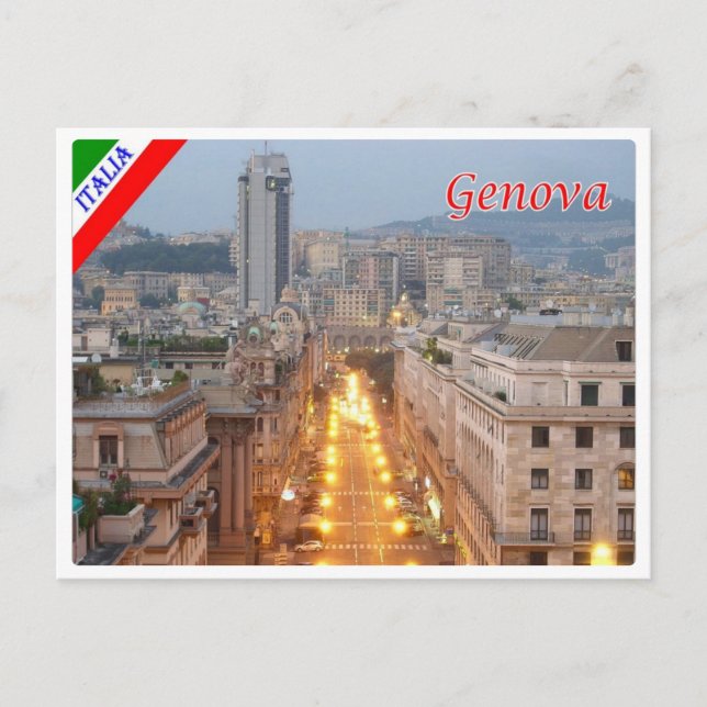 Postal Italia - Liguria - Génova - Brigata Liguria - (Anverso)