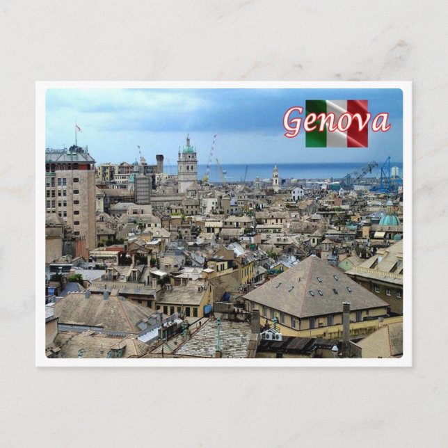 Postal Italia - Liguria - Génova - Centro - (Anverso)