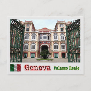 Postal Italia - Liguria - Génova - Palacio Real -