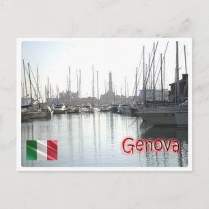 Postal Italia - Liguria - Génova - Puerto -