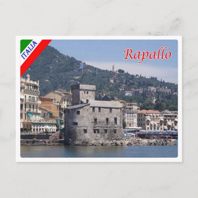 Postal Italia - Liguria - Rapallo - Castillo - (Anverso)