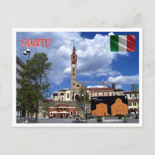 Postal Italia - Lombardía - Cantù - Plaza Garibaldi -