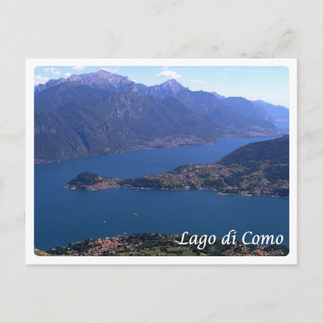 Postal Italia - Lombardía - Lago Como - (Anverso)