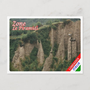 Postal Italia - Lombardía - Lago Iseo - Zona - Le Piramid