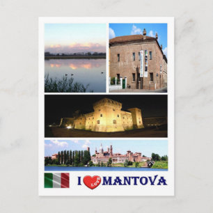 Postal Italia - Lombardía - Mantova - I Love -