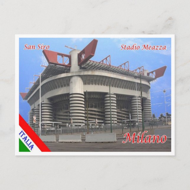 Postal Italia - Lombardía - Milán - Estadio San Siro Meaz (Anverso)