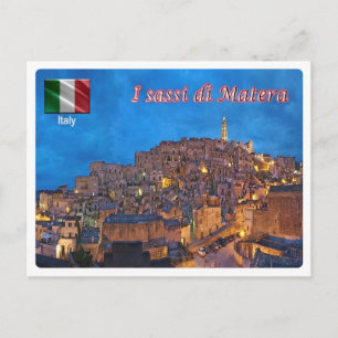 Postal Italia - Los Sassi de Matera - Patrimonio de la Un