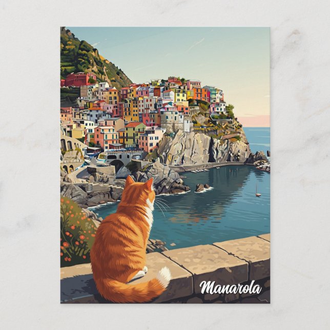 Postal Italia Manarola Cinqua Terra (Anverso)
