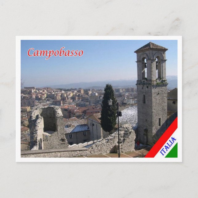 Postal Italia - Molise - Campobasso - Torre Bell - (Anverso)