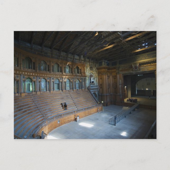 Postal Italia, Parma, Teatro Farnese (Anverso)