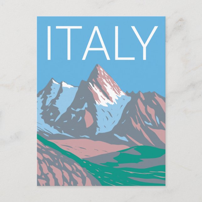 Postal ITALIA | Parque Nacional Gran Paradiso (Anverso)