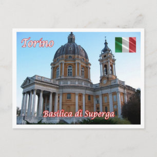 Postal Italia - Piamonte - Torino - Basílica Superga -