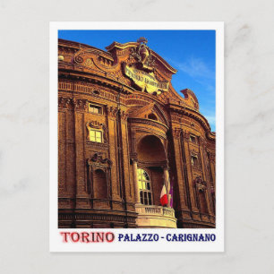 Postal Italia - Piamonte - Torino - Palacio Carignano -