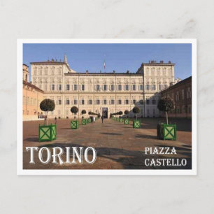 Postal Italia - Piamonte - Torino - Plaza del Castillo -