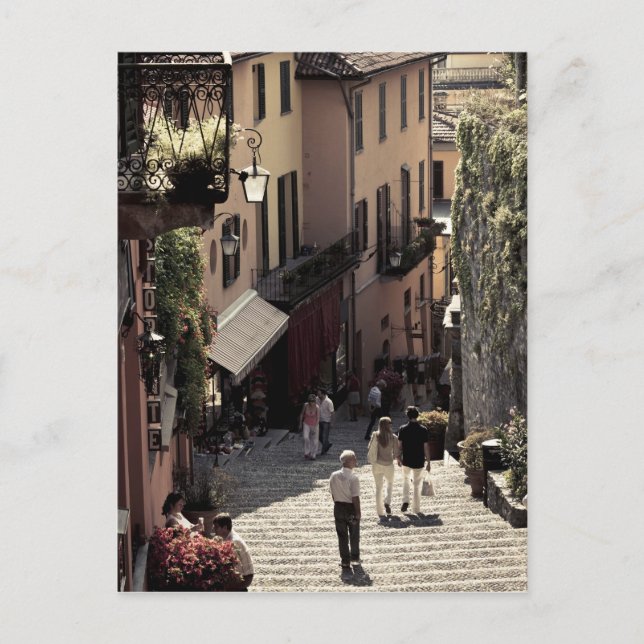 Postal Italia, Provincia de Como, Bellagio. Salita 2 (Anverso)