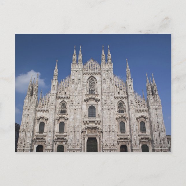 Postal Italia, Provincia de Milán, Milán. Catedral de Mil (Anverso)