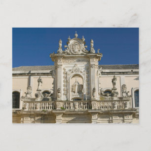 Postal Italia, Puglia, Lecce, Piazza del Duomo, Palazzo