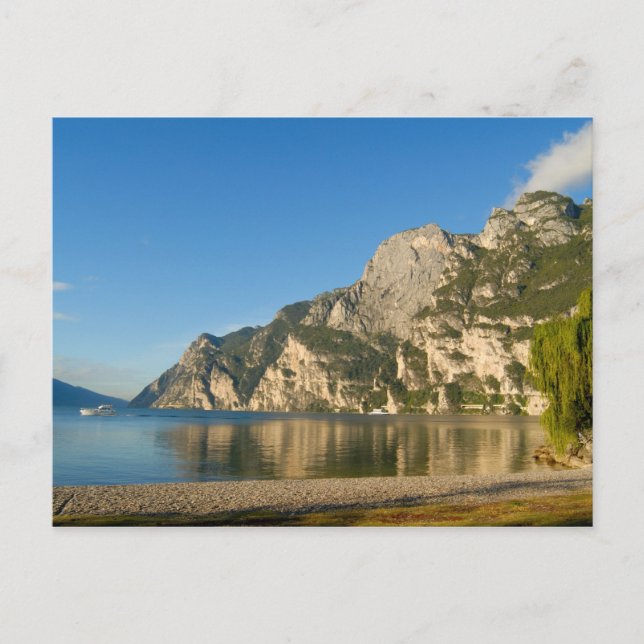 Postal Italia, Riva del Garda, Lago de Garda, Monte (Anverso)