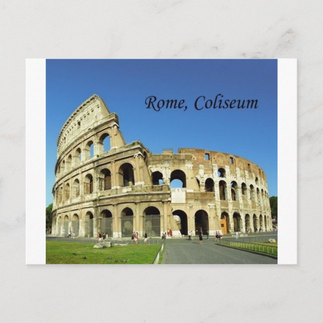 Postal Italia, Roma, Coliseo Romano (St.K.) (Anverso)
