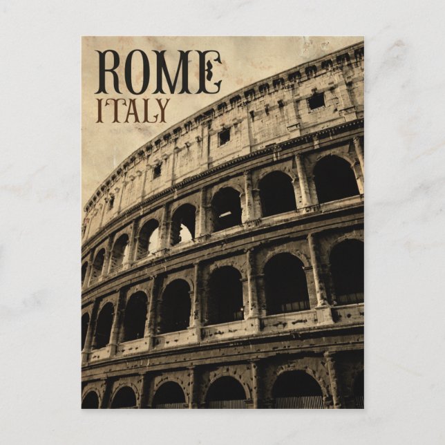 Postal italia roma vintage (Anverso)