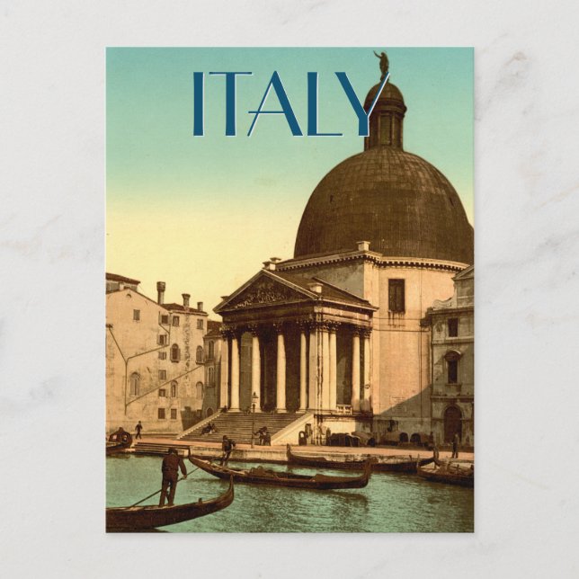 Postal Italia San Simeone Piccolo Venecia Personalizado T (Anverso)