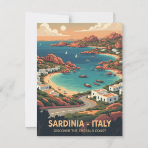 Postal Italia Sardinia Postcard