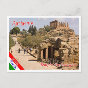 Postal Italia - Sicilia - Agrigento - Arqueológico -