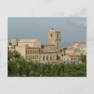 Postal Italia, Sicilia, Enna, Vista desde Rocca di 2