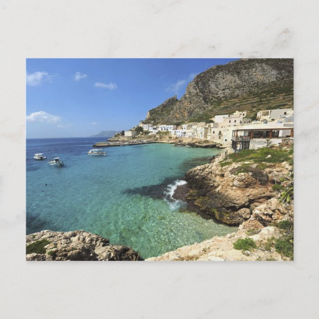 Postal Italia, Sicilia, Islas Egadi, Levanzo, (Anverso)